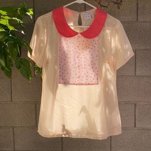 Sheer Vintage Top!